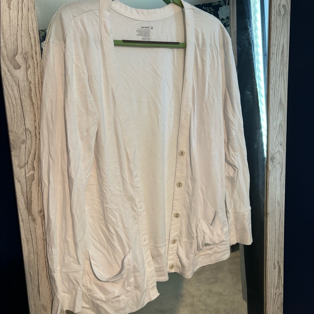 White Cardigan